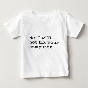 T-shirt Pour Bébé Aucun je aucune difficulté votre cadeau nerd de
