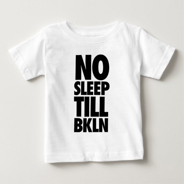 T-shirt Pour Bébé AUCUN SOMMEIL NE LABOURENT la chemise de bébé de (Devant)