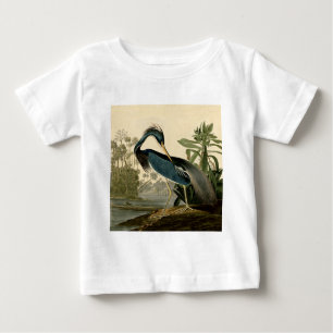 T-shirt Pour Bébé Audubon Louisiana Heron Birds America Art
