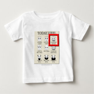 T-shirt Pour Bébé Aujourd'hui je sens bon chaotique