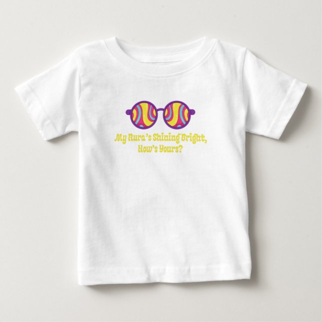 T-shirt Pour Bébé Aura brillant (Devant)