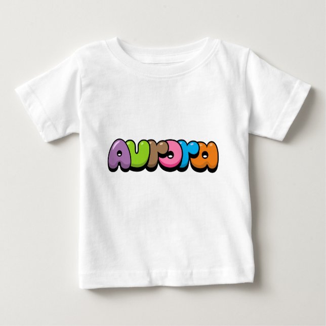 T-shirt Pour Bébé Aurora (Devant)