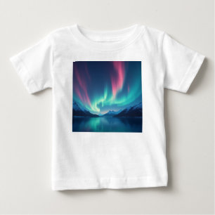 T-shirt Pour Bébé Aurora islandais