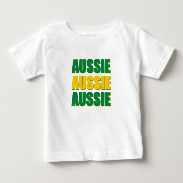 T-shirt Pour Bébé Aussie Australe (Devant)