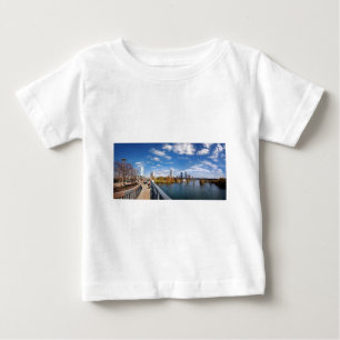 T-shirt Pour Bébé Austin Texas Downtown Lady Bird Lake Trail Bridge