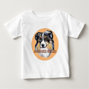 T-SHIRT POUR BÉBÉ AUSTRALIAN SHEPHERD
