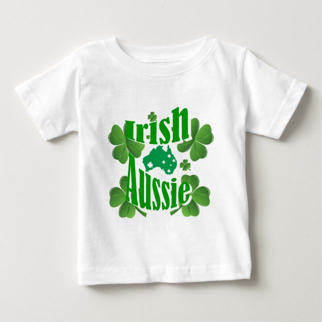 T-shirt Pour Bébé Australien irlandais (Devant)