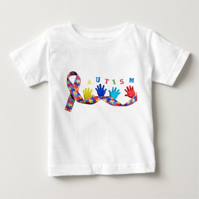 T-shirt Pour Bébé Autism (Devant)