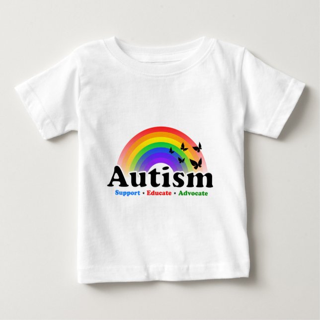 T-shirt Pour Bébé Autisme (Devant)