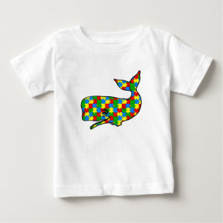 T-shirt Pour Bébé Autisme mignon Puzzle Tee - shirts blancs