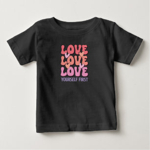 T-shirt Pour Bébé Auto-amour Self-Care