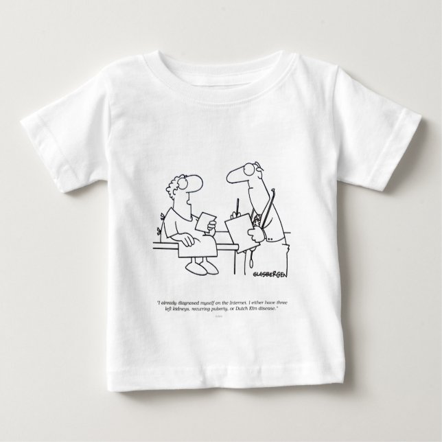 T-shirt Pour Bébé Auto-diagnostic (Devant)