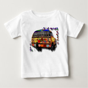 T-shirt Pour Bébé Autobus de coccinelle