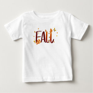 T-shirt Pour Bébé Automne/Automne/Feuille