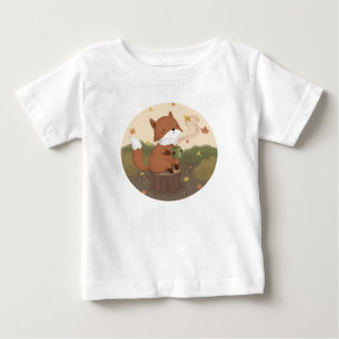 T-shirt Pour Bébé Automne magnifique : Fox