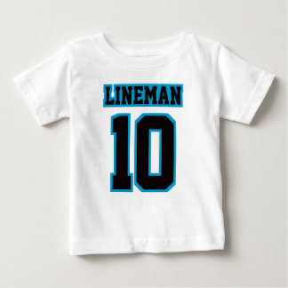 T-shirt Pour Bébé Avant BLANC BLEU BLEU Football Col Col Col Col