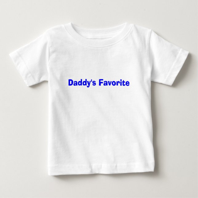 T-shirt Pour Bébé Avant du favori du papa (Devant)