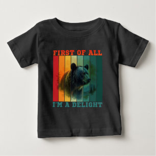 T-SHIRT POUR BÉBÉ AVANT TOUT JE SUIS UN DÉLICE