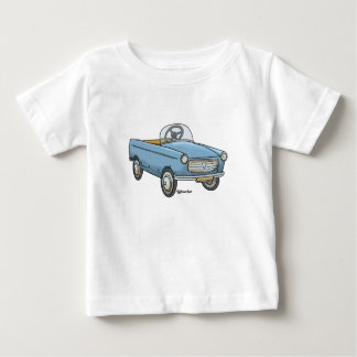 T-shirt pour bébé avec voiture d'escalier Peugeot