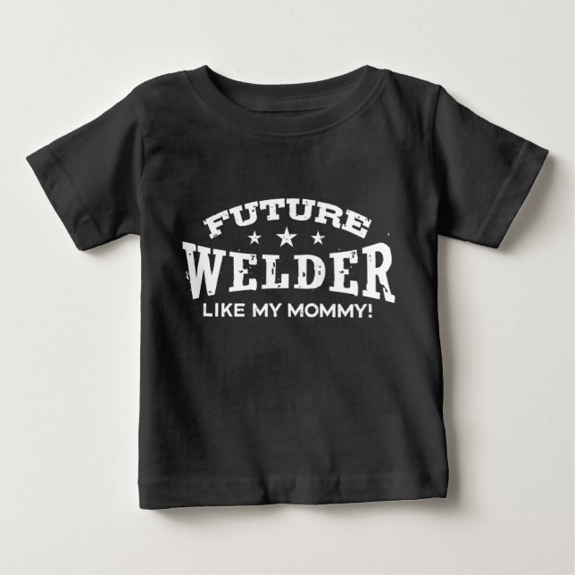 T-shirt Pour Bébé Avenir Souder Comme Ma Maman (Devant)