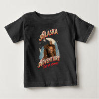 Aventure Bigfoot en Alaska Art Rétro de la Nature