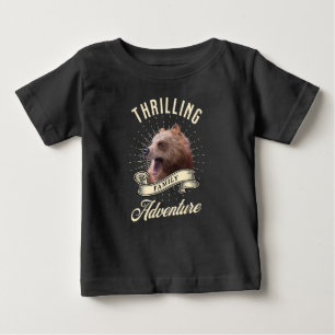 T-shirt Pour Bébé Aventure de famille palpitante ours sauvage