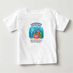T-shirt Pour Bébé Aventures sous-marines : Magique Sea Tea Party