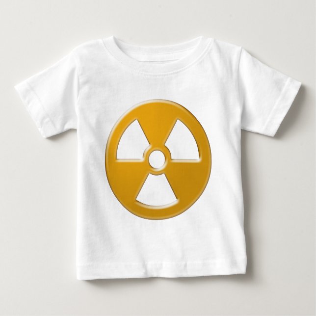 T-shirt Pour Bébé Avertissement nucléaire (Devant)