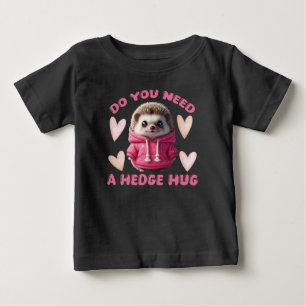 T-shirt Pour Bébé Avez-vous besoin d'un câlin de hérisson Enfants Fi