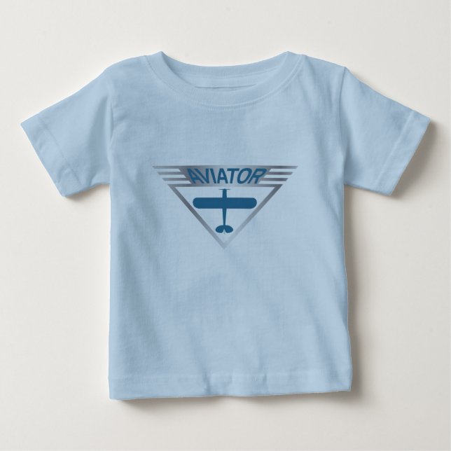 T-shirt Pour Bébé Aviateur (Devant)