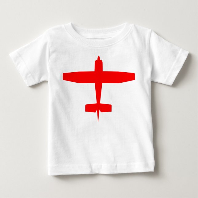 T-shirt Pour Bébé Avion (Devant)