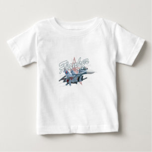 T-shirt Pour Bébé Avion de chasse caricaturale