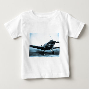 T-shirt Pour Bébé Avion de combat de Flying Tigers Curtiss P-40 de
