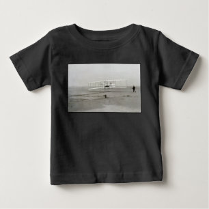 T-shirt Pour Bébé Avion des Frères Wright Premier Vol en Avion Aviat