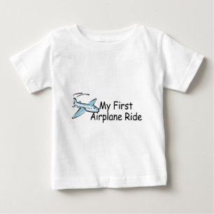 T-shirt Pour Bébé Avion mon premier tour d'avion