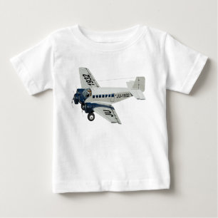 T-shirt Pour Bébé Avion rétro de dessin