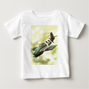T-shirt Pour Bébé Avion vintage