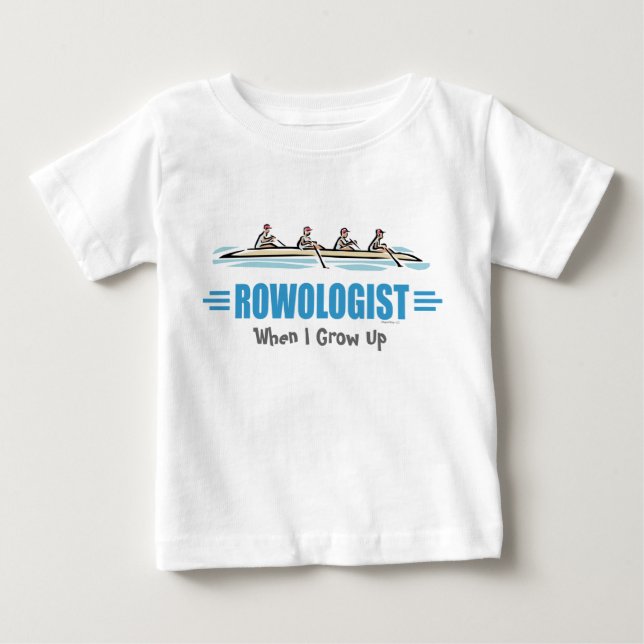 T-shirt Pour Bébé Aviron humoristique (Devant)