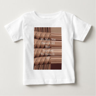 T-shirt Pour Bébé Avoir tout Safari Girafe Hakuna Matata tissé ainsi