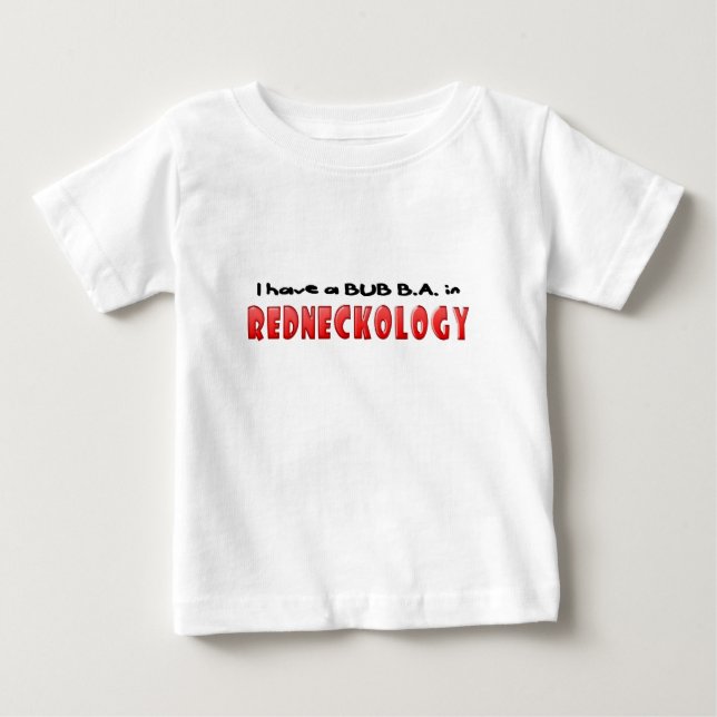T-shirt Pour Bébé B.A. de Redneckology Bubba (Devant)