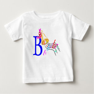 T-shirt Pour Bébé B - Collection de monogrammes