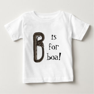 T-shirt Pour Bébé "B est pour le boa ! "