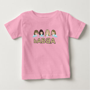 T-shirt Pour Bébé bABBA - bébés musicaux et petites reines de la dan