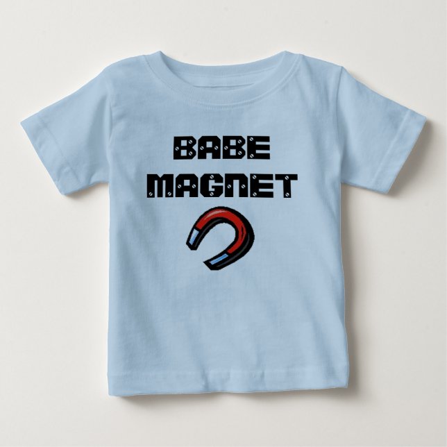 T-SHIRT POUR BÉBÉ BABE MAGNET (Devant)