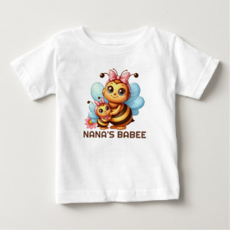 T-shirt Pour Bébé Babee de Cute Nana personnalisable