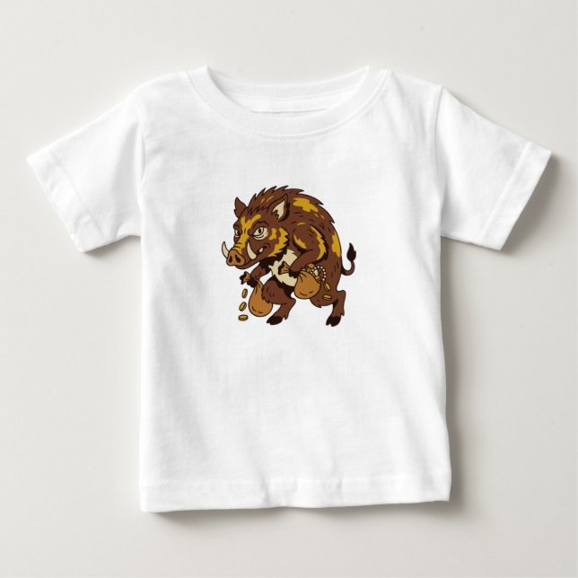 T-shirt Pour Bébé Babi Ngepet (Devant)