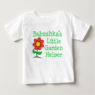 T-shirt Pour Bébé Babushka Little Garden Helper