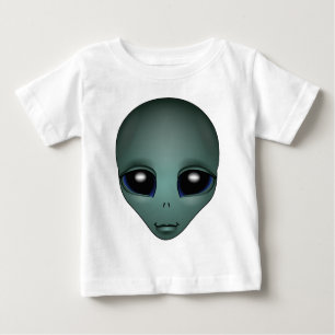 T-shirt Pour Bébé Baby Alien Chemises Alien bio w. Lune Baby Shir