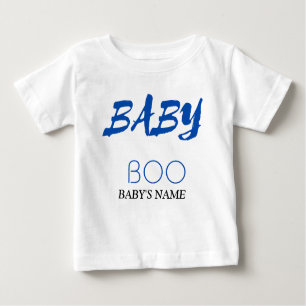T-shirt Pour Bébé Baby Boo Nom personnalisable Confortable Conceptio
