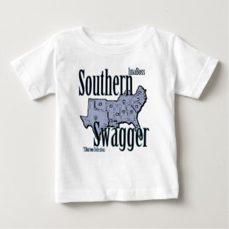 T-shirt Pour Bébé Baby Boss Southern Swagger